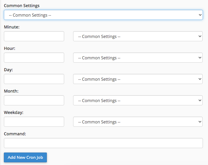 Browser settings common