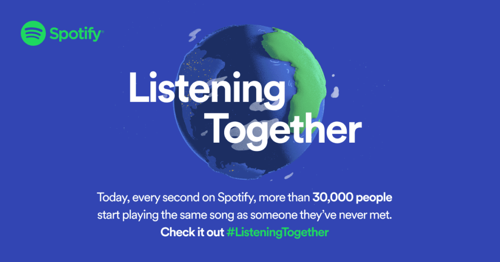 Microsite example: Spotify